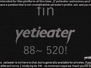 Private Sex Chat with yetieater - Cam4