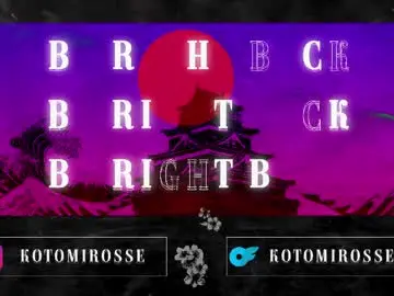 Adult Webcam with kotomi_rosse - Chaturbate