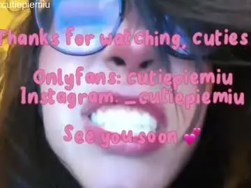 Watch Live Sex Cams with cutiepiemiu - Chaturbate