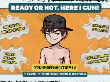 Free Live Porn with youknowwhoitis412 - Chaturbate