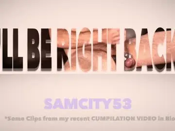Sex Cam with samcity53 - Chaturbate
