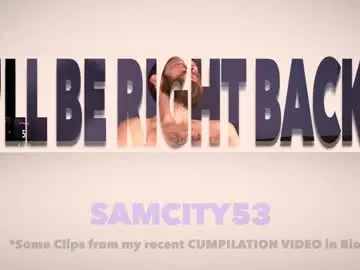 Free Live Porn with samcity53 - Chaturbate