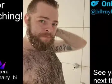 Free Live Porn with hornyhairy_bi - Chaturbate