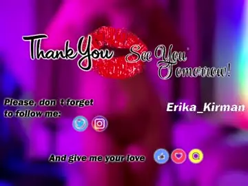 Free Live Porn with erika_kirman - Chaturbate